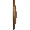 Ekena Millwork Jefferson Ceiling Medallion (Fits Canopies up to 2 7/8"), 11 3/4"OD x 3/8"P, Smokey Topaz Crackle CM12JESTC - alternate 3